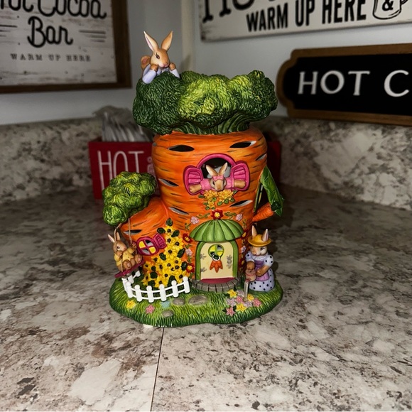 PartyLite | Holiday | Party Lite Bunny Rabbit Family Carrot House ...